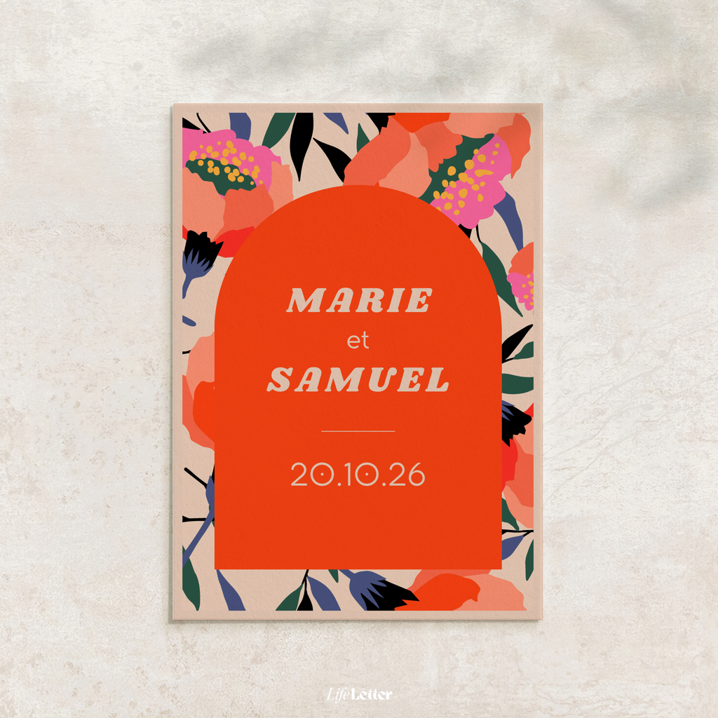 Invitation personnalisée — Collection Retro